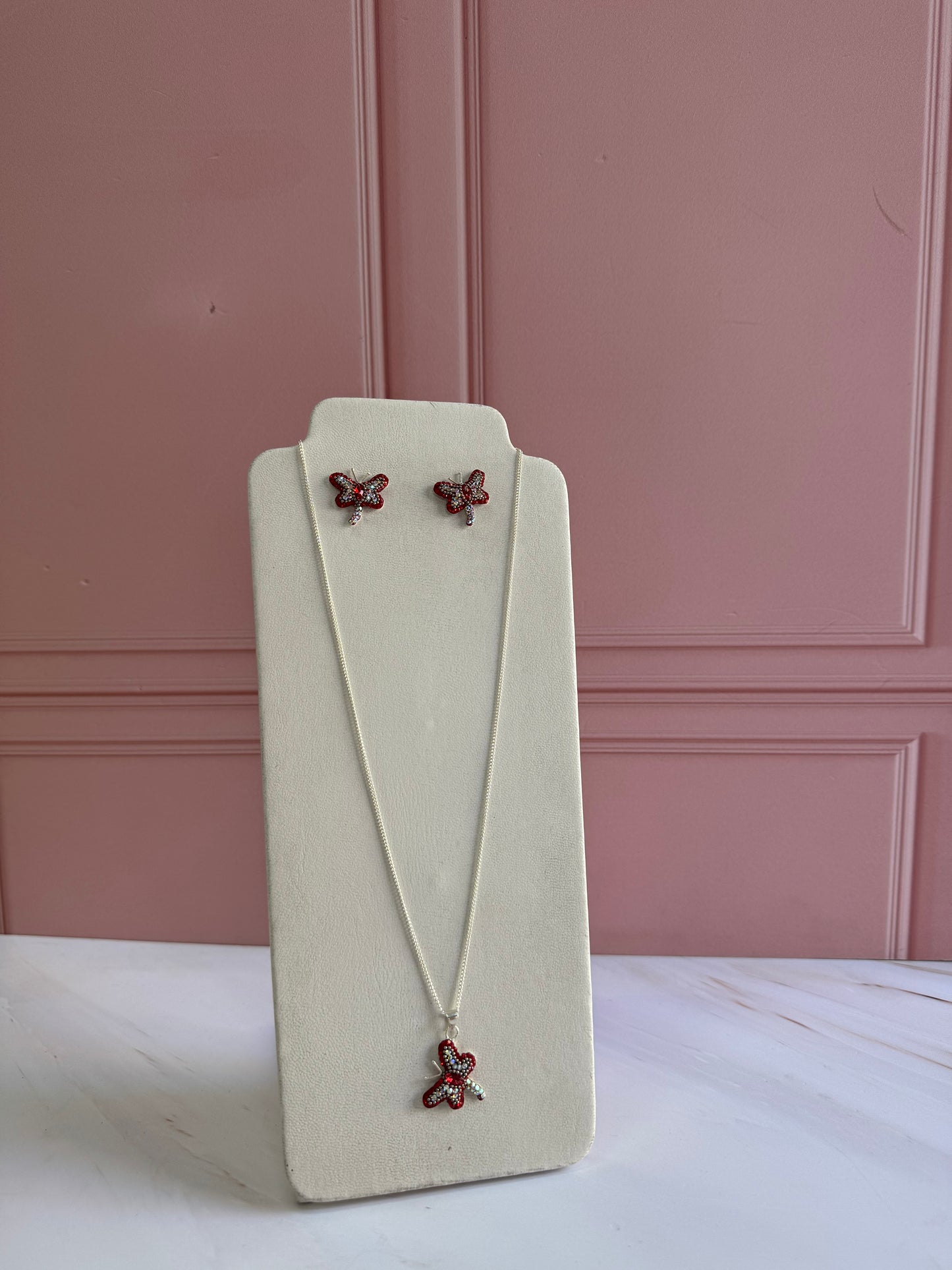 Set Mariposa Cristal