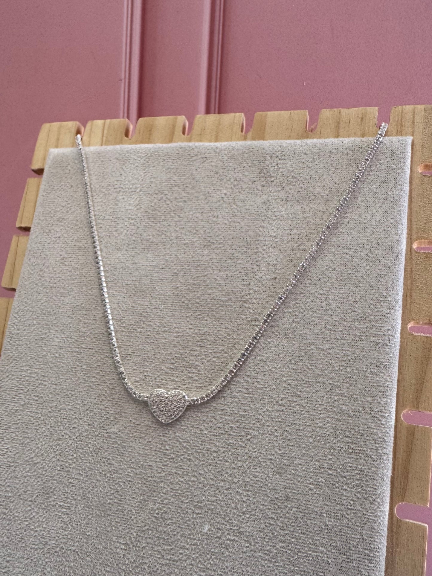 Tenis corazón blanco