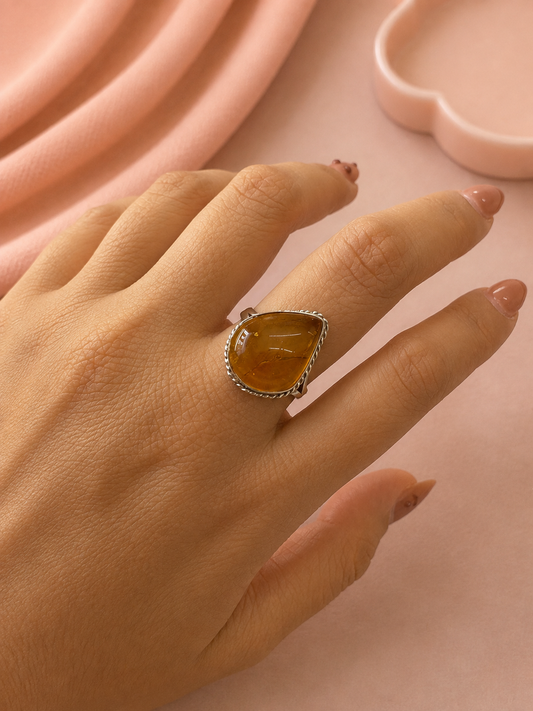 Anillo Ámbar Natural 13