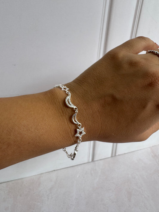 Pulsera Luna y Estrellas