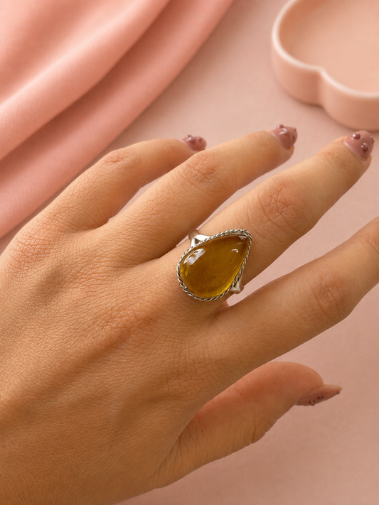Anillo Ámbar Natural 17