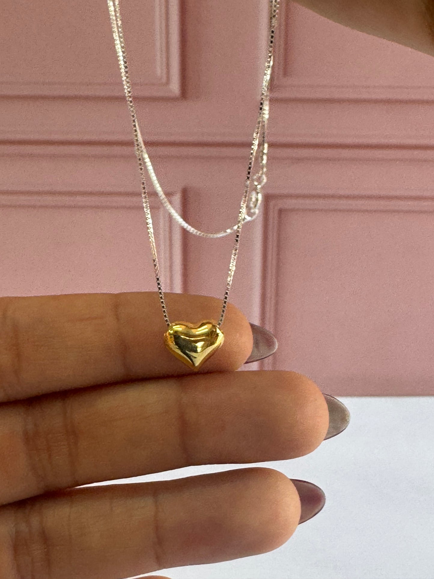 Corazón bombeado Oro