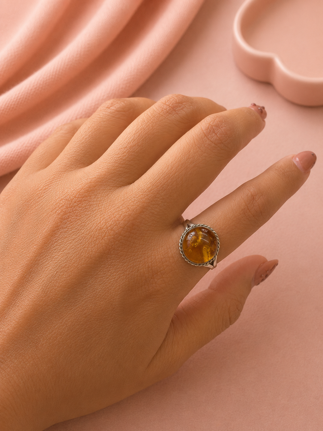 Anillo Ámbar Natural 11