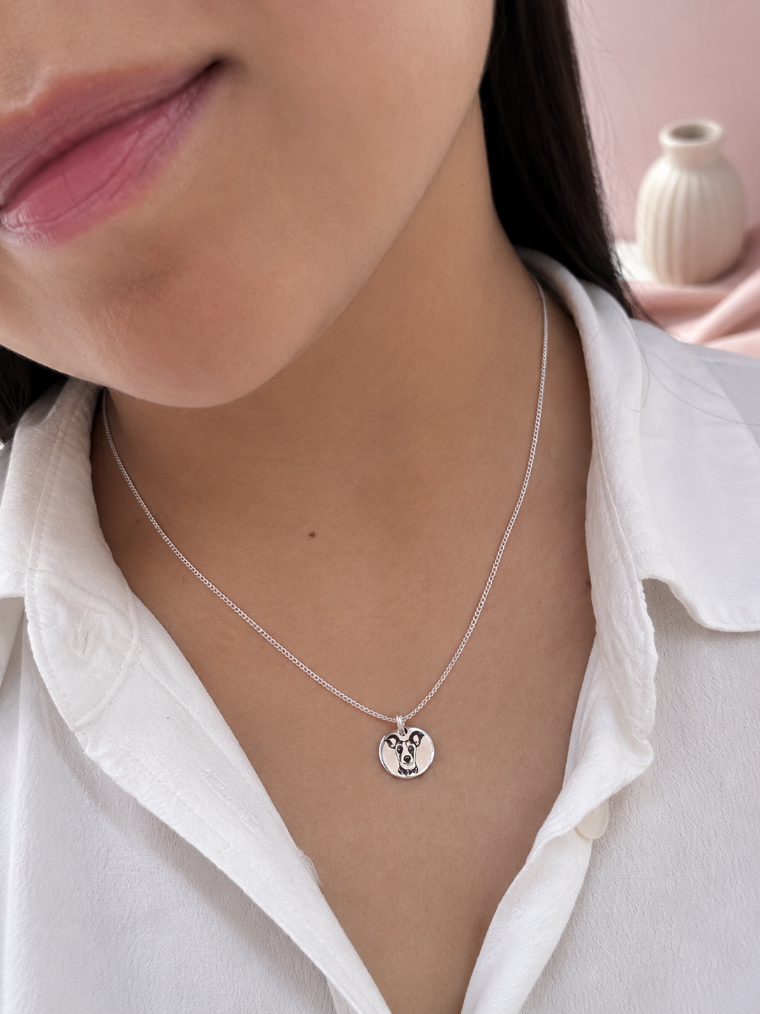 Collar Personalizado con Foto de tu Mascota | Plata .925 – Romina Joyería