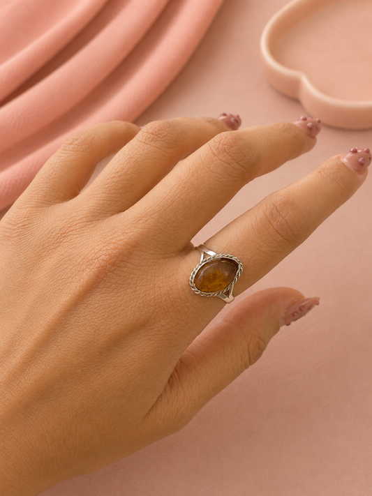 Anillo Ámbar Natural 16