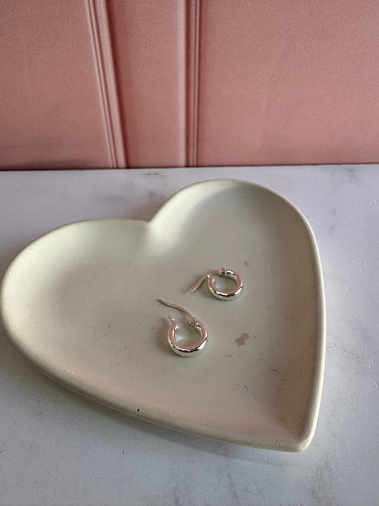 Arracada Lisa 3x1 en Plata 925 - Diseño Minimalista