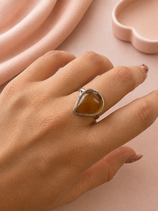 Anillo Ámbar Natural 18