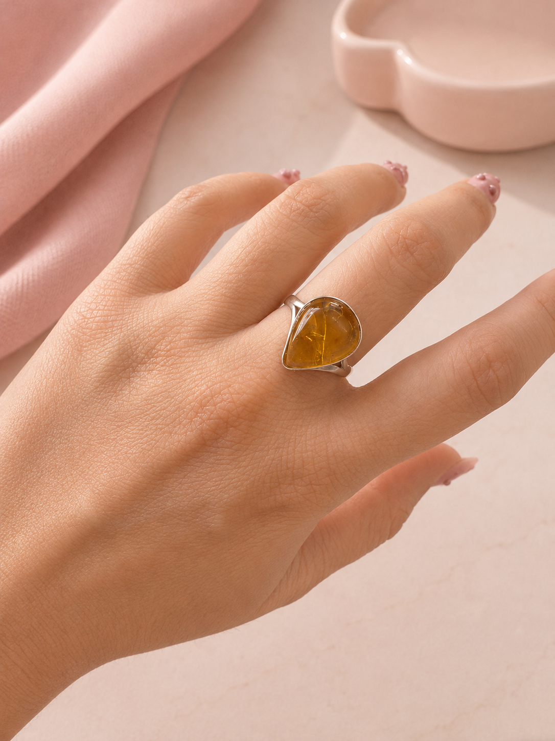 Anillo Ámbar Natural 28