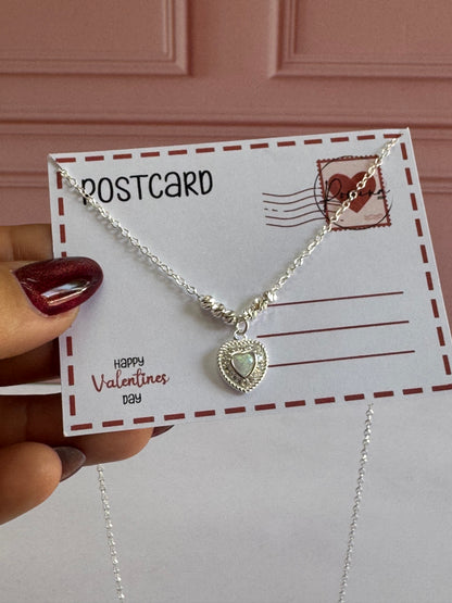 Corazón Ópalo bicel