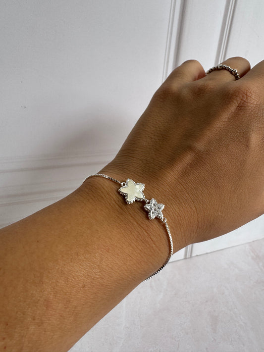 Pulsera Doble Estrella