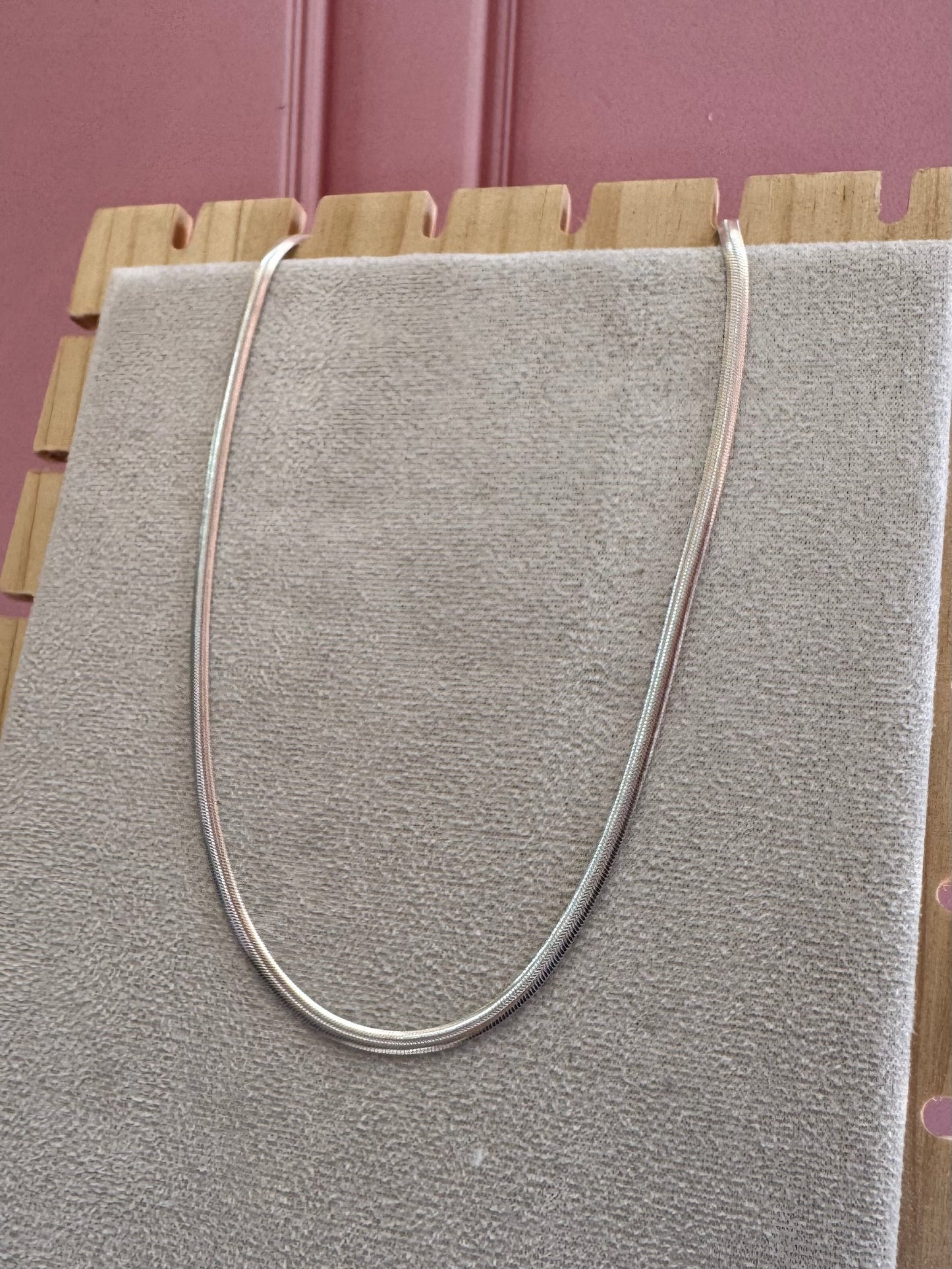 Cadena planchada (Panza de Vibora)