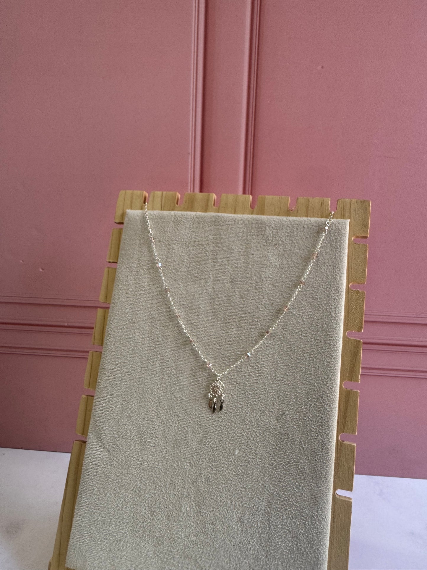 Atrapasueños cuarzo rosa