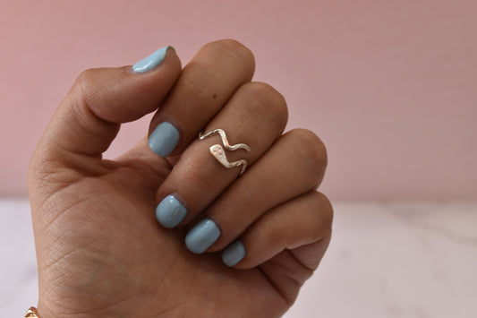 Anillo Midi Serpiente Plata .925