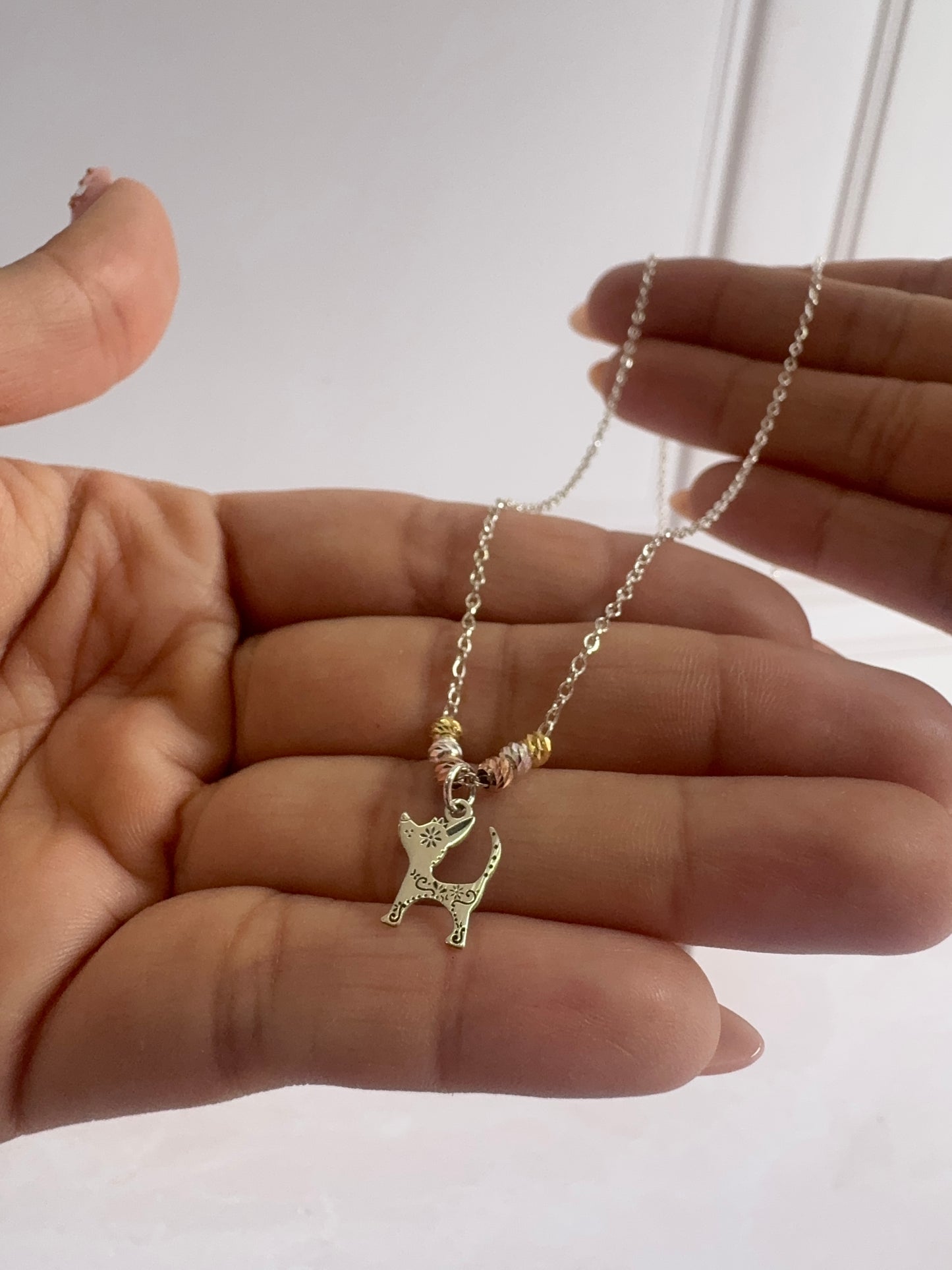 Collar Perrito Mexicano de Plata 925