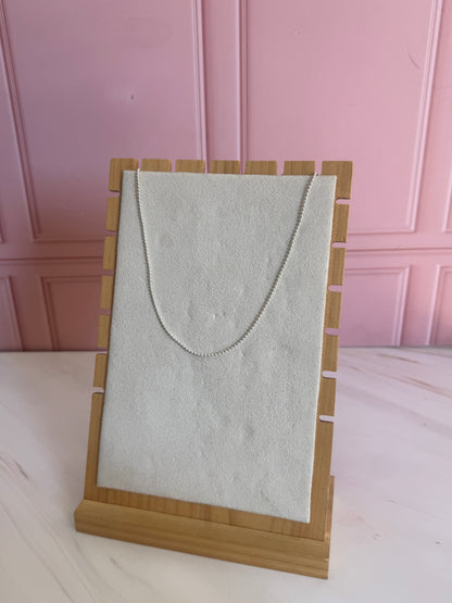 Cadena Bolitas Plata.925