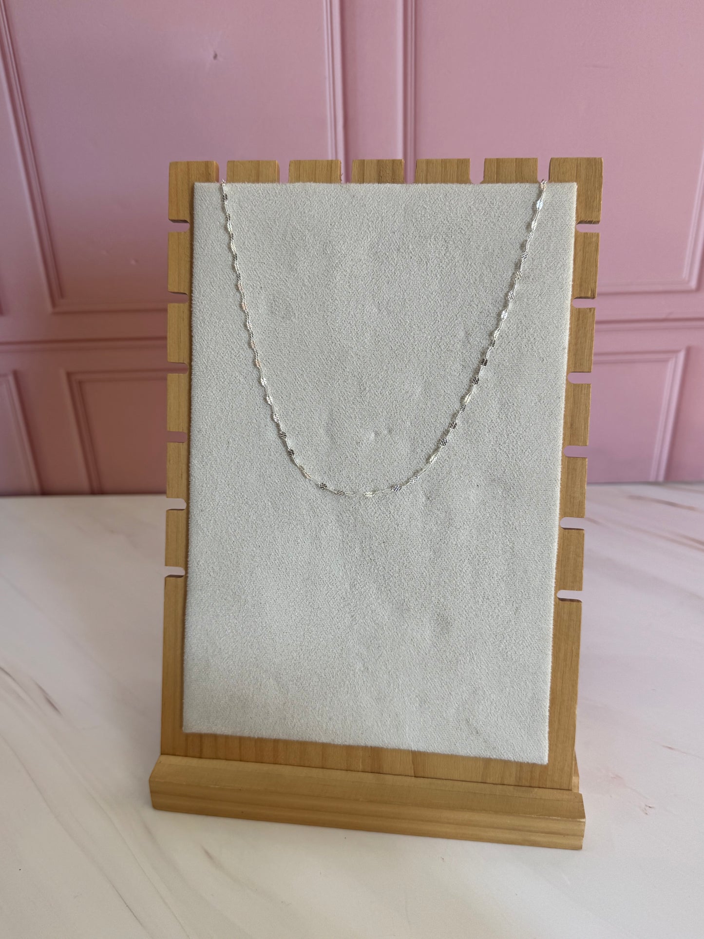 Cadena Diamantada Plata .925