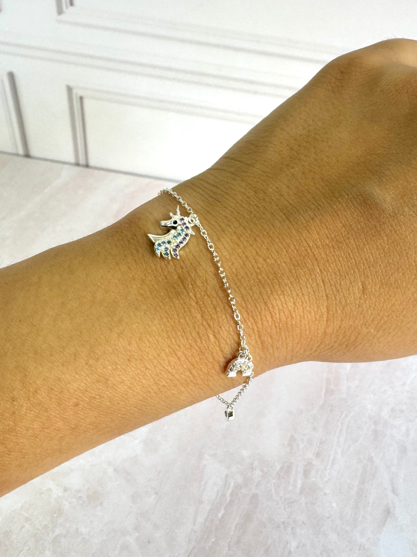 Pulsera Unicornio arcoiris