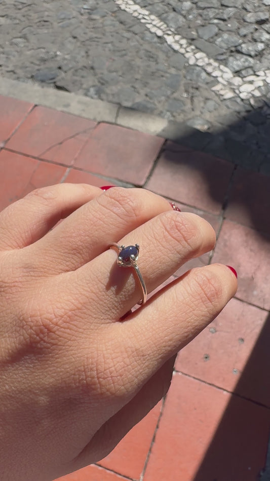 Ópalo negro montadura